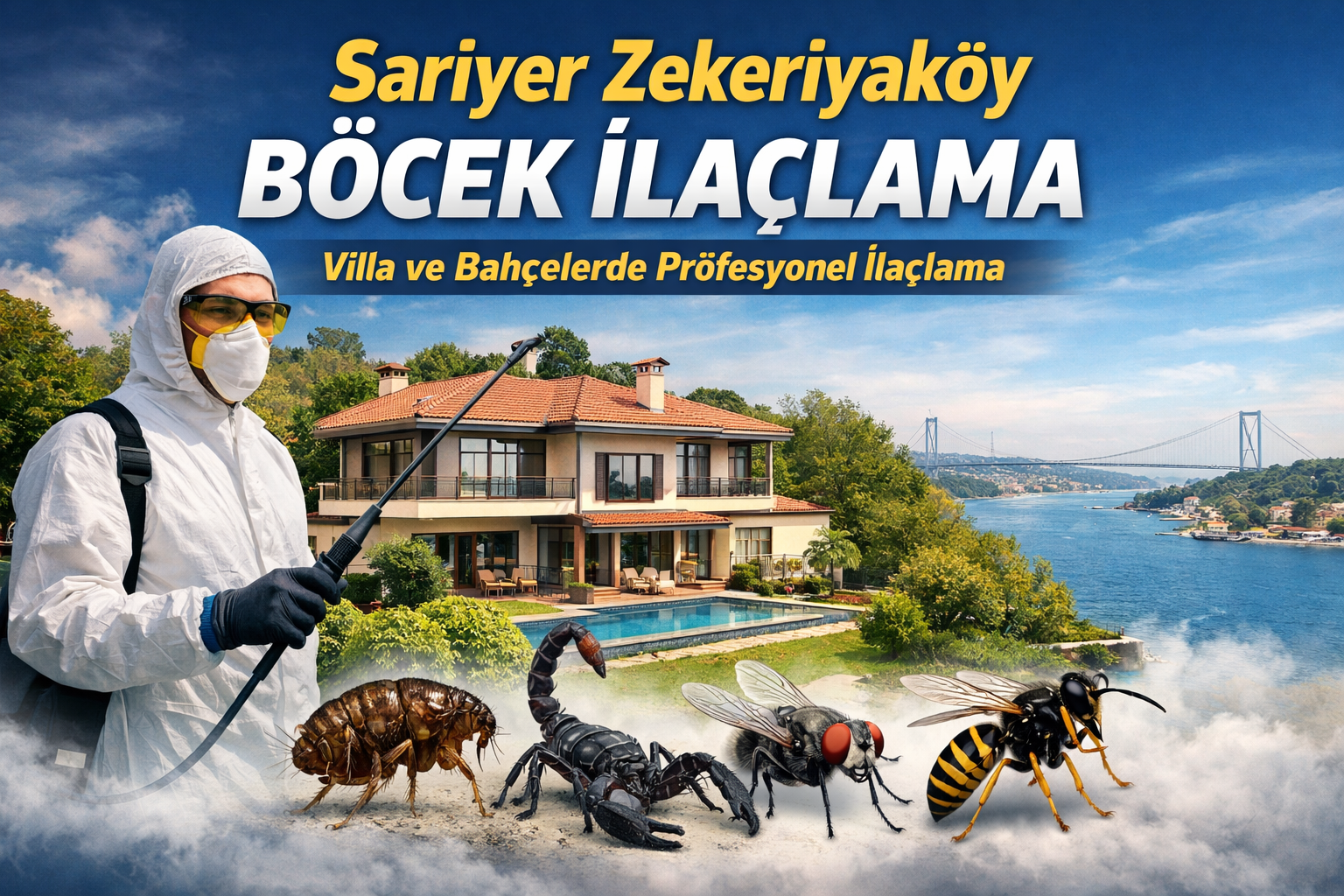 Zekeriyaköy Böcek İlaçlama | Sarıyer Profesyonel İlaçlama